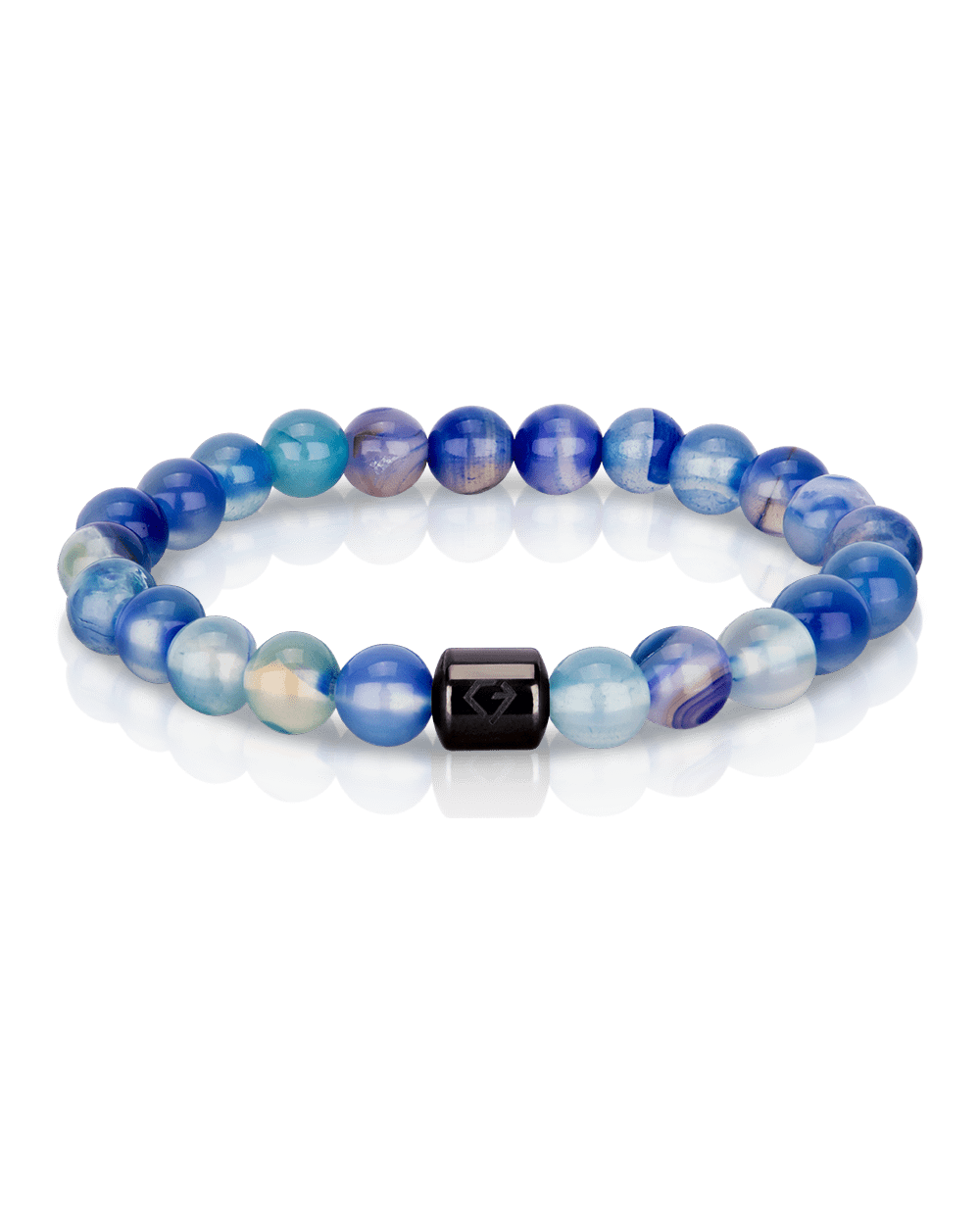cascary armband chic limited 01 50 fancy blue cy cab 009 CASCARY 💎 Armband chic – Blue Agate - LIMITED 01-50/50