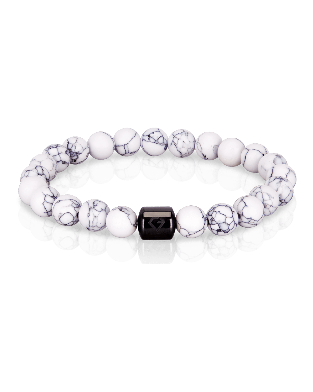 cascary armband chic limited 01 50 whiteblack marbling cy cab 001 CASCARY 💎 Armband chic - Howlith - LIMITED 01-50/50