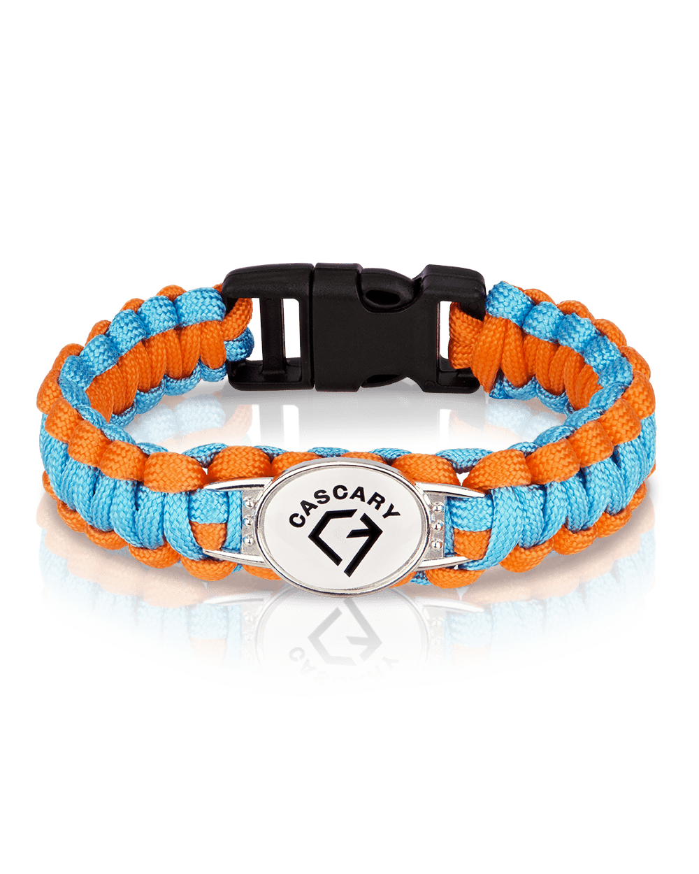 cascary armband heavy lightblue orange limited 21cm cy hab 003 CASCARY 💎 Armband heavy - Lightblue-Orange - LIMITED 01-50/50