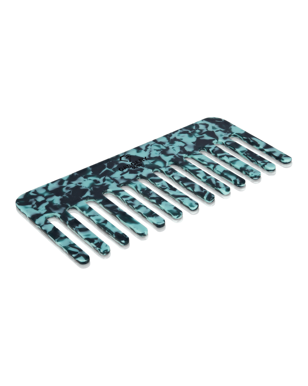 cascary haarkamm dark turquoise 13x6cm cy hk 022 CASCARY 💎 Haarkamm - Dark Turquoise - LIMITED 01-50/50