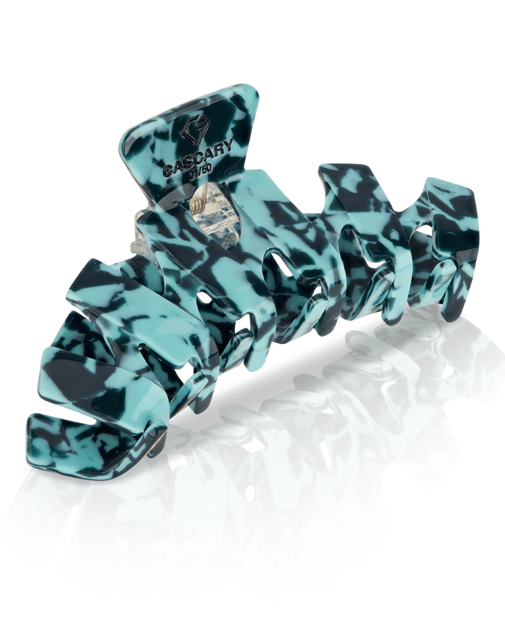 cascary-haarklammer-dark-turquoise-cy-hk-010 cascary haarklammer dark turquoise cy hk 010 CASCARY 💎 Haarklammer - Dark Turquoise - LIMITED 01-50/50