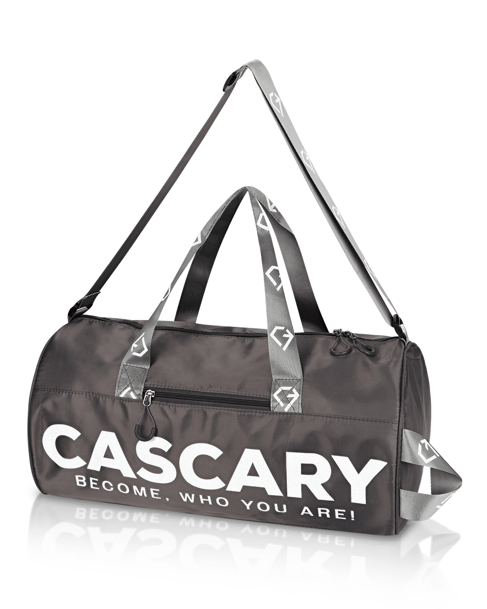 Gray Gym Bag