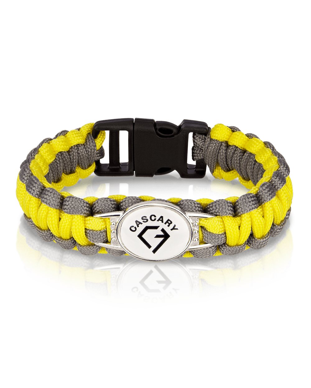 cascary armband heavy yellow gray limited 21cm cy hab 020 CASCARY Armband heavy - Yellow-Gray - LIMITED 01-50/50