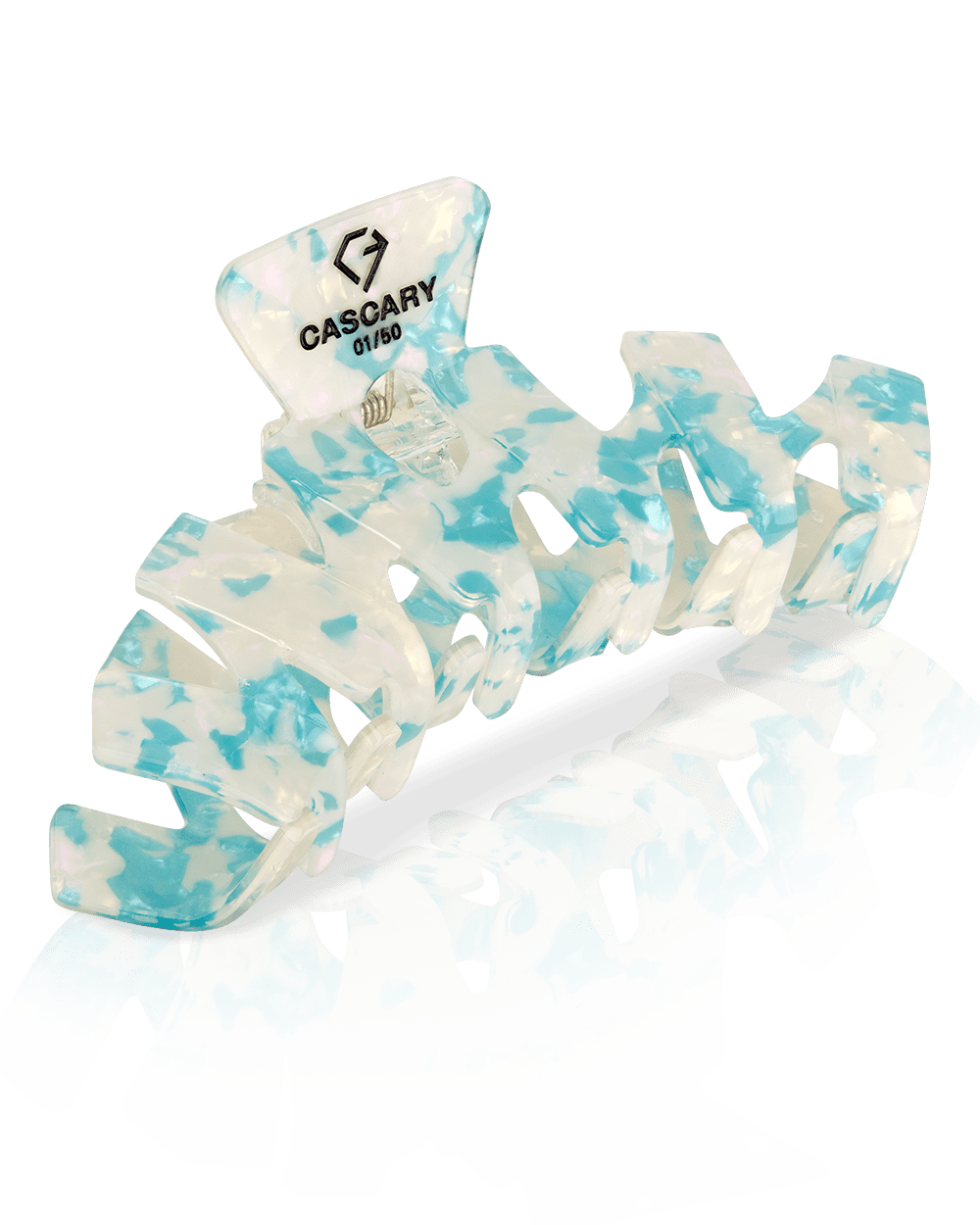 cascary haarklammer glitter turquoise cy hk 006 CASCARY Haarklammer - Glitter Turquoise - LIMITED 01-50/50